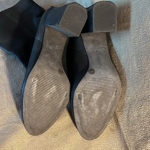 Lucky Brand Black Leather Boots - Picture 3 of 6